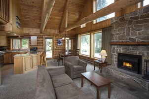 Mountain Chalet | Iron/ironing board, cribs/infant beds, rollaway beds, free WiFi