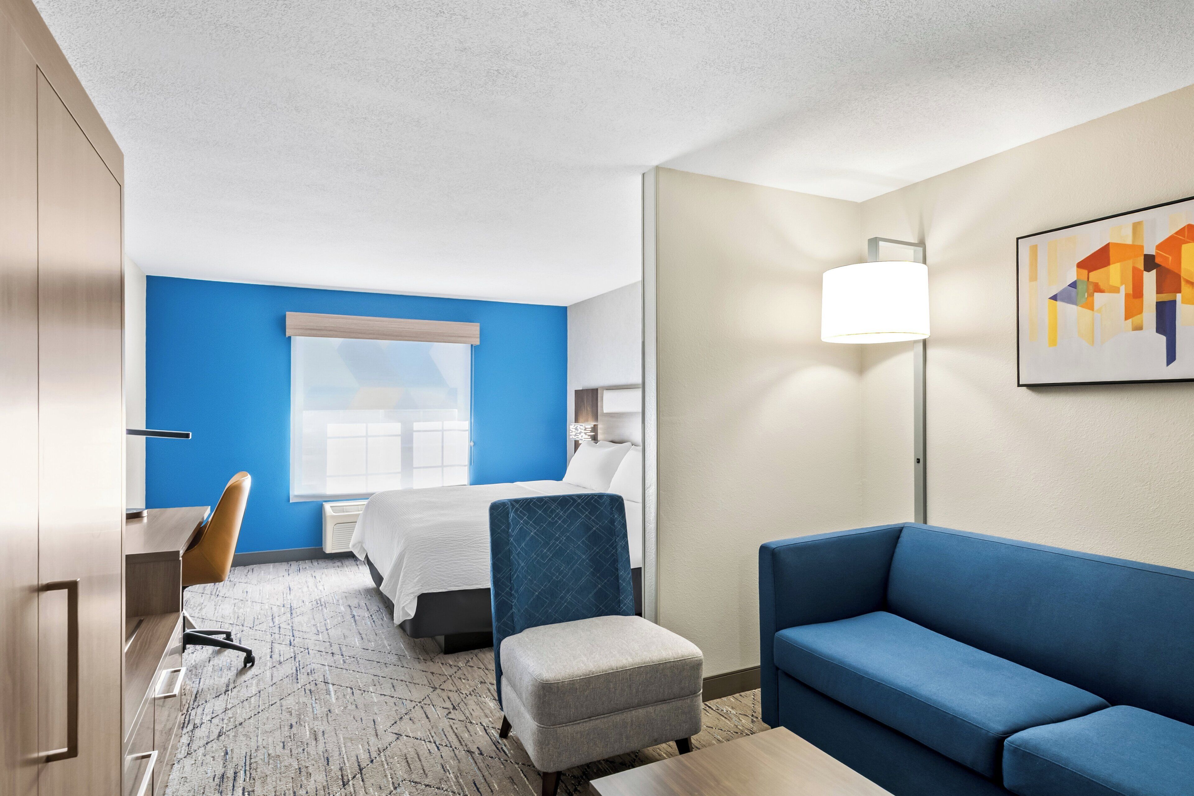 Pillow-top beds, in-room safe, desk, blackout curtains