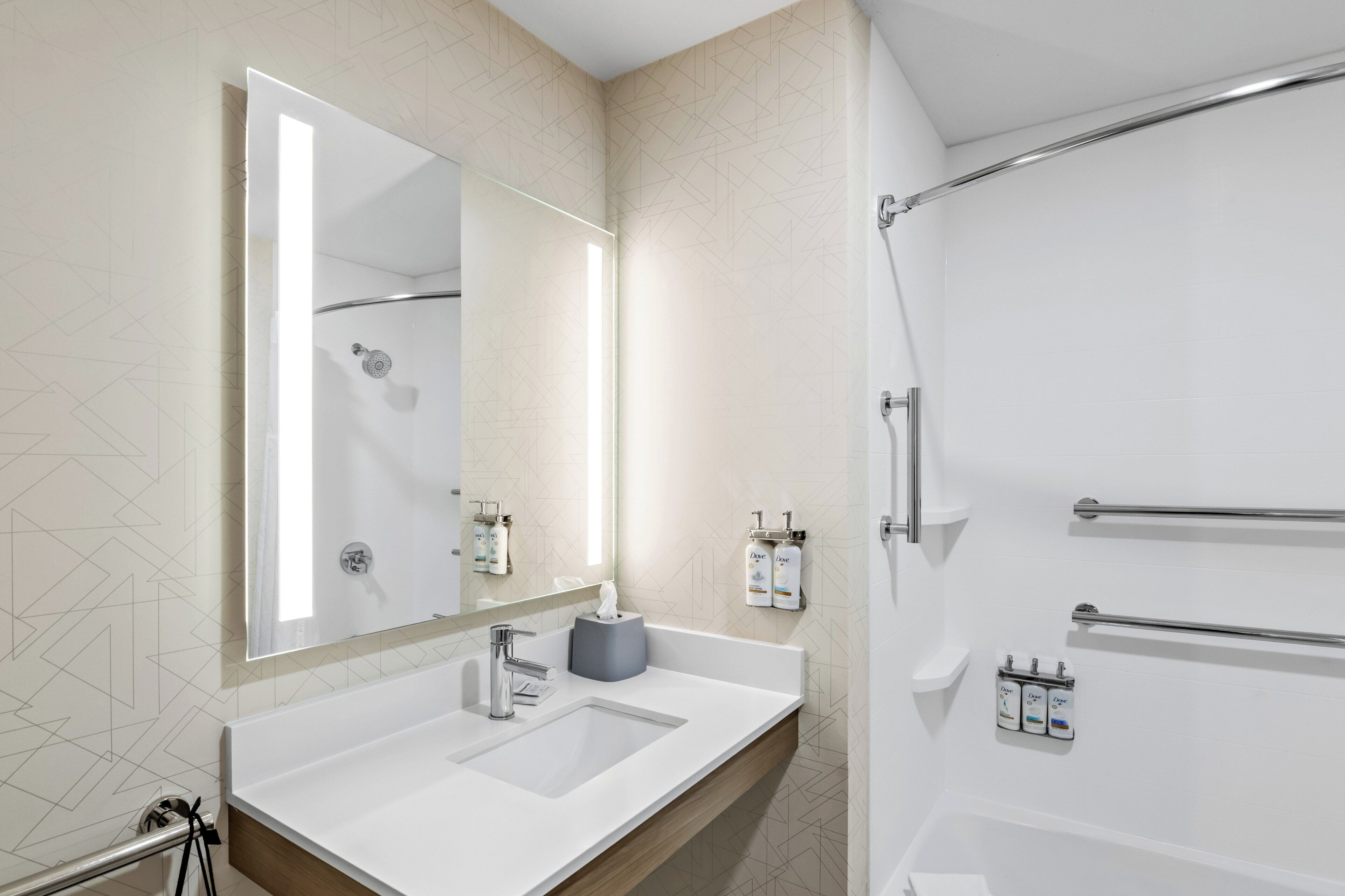 Habitación estándar, 2 camas de matrimonio | Baño