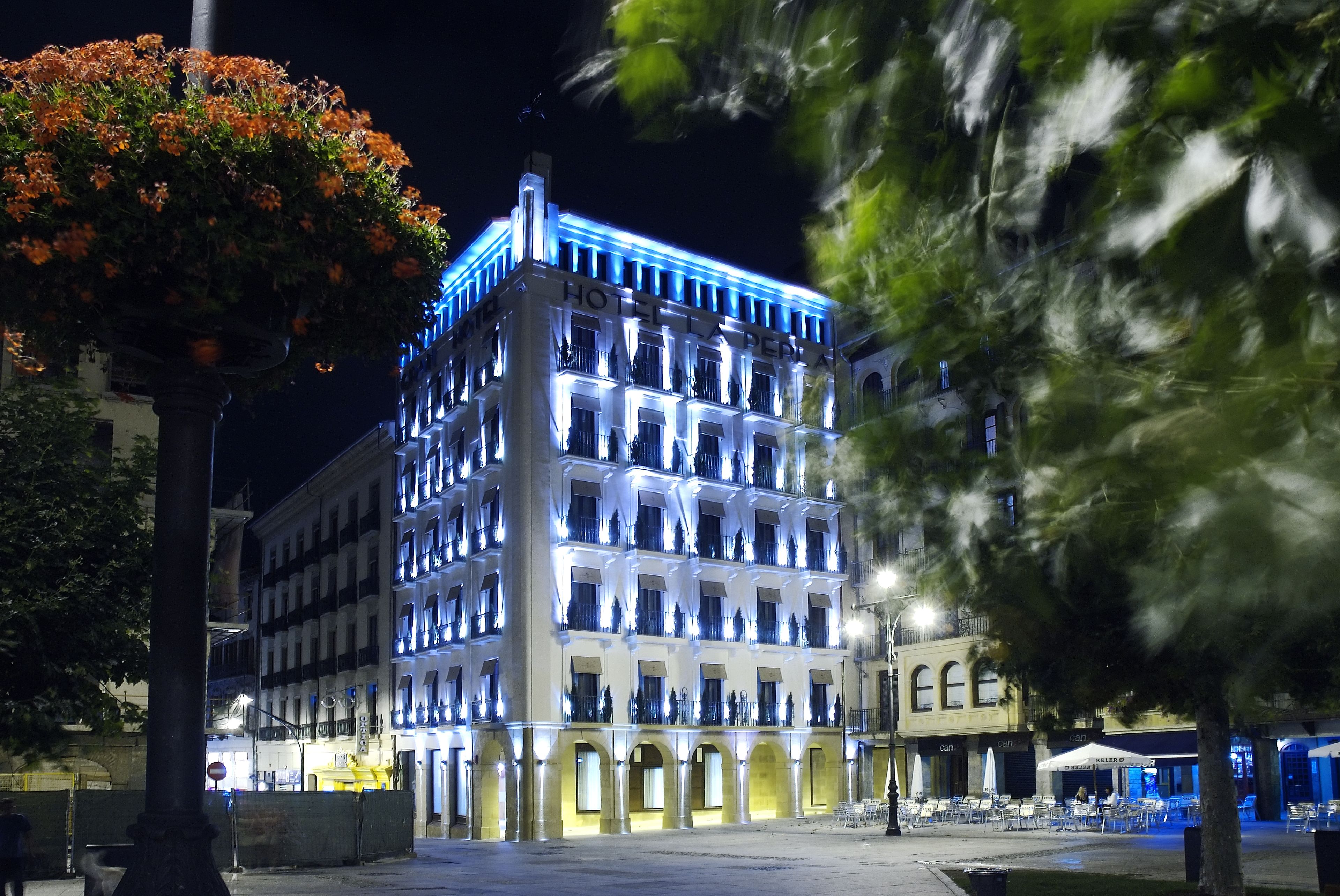 front of property – evening/night