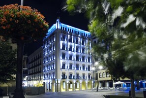 Front of property - evening/night