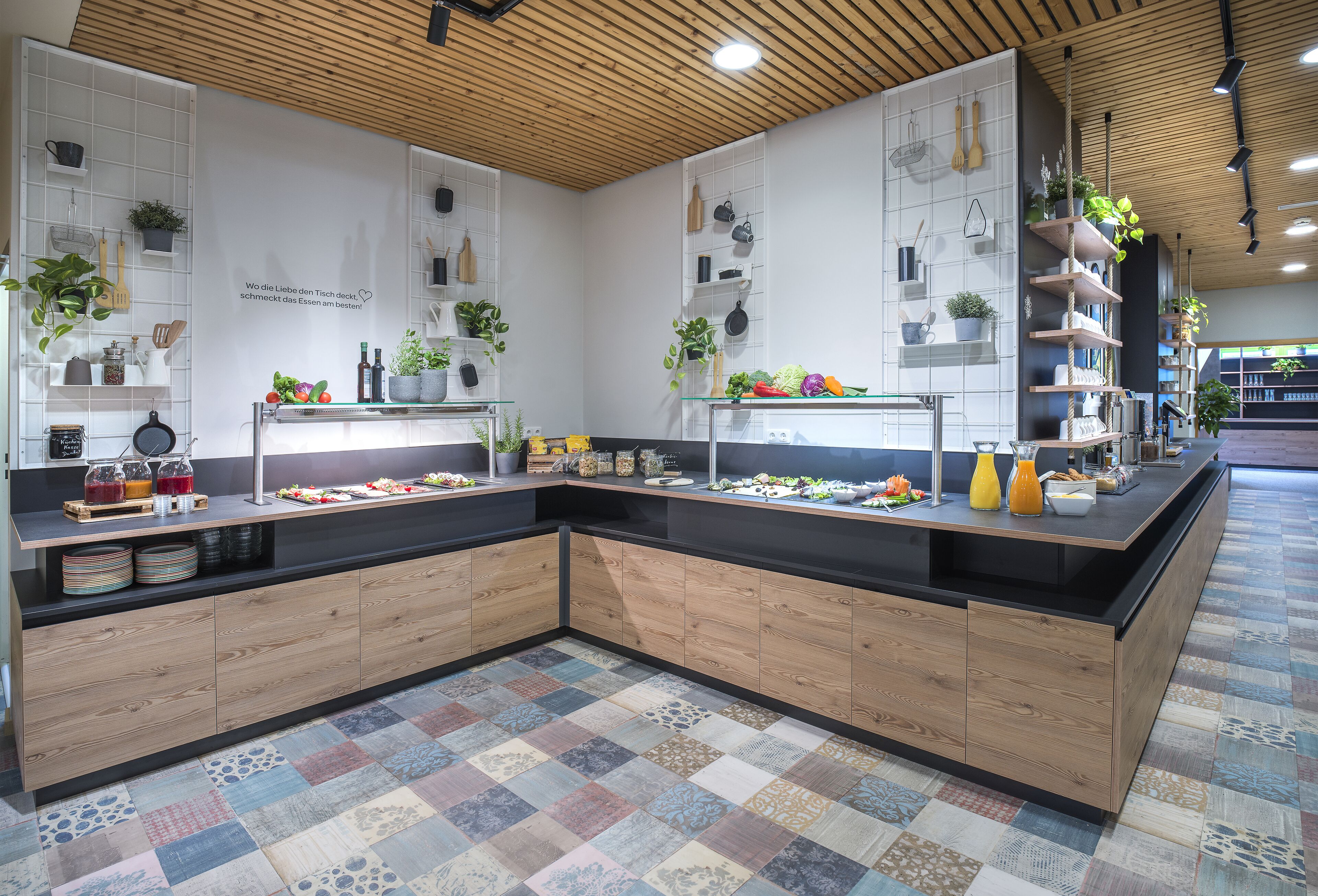 daily buffet breakfast (eur 18 per person)