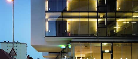 Front of property – evening/night