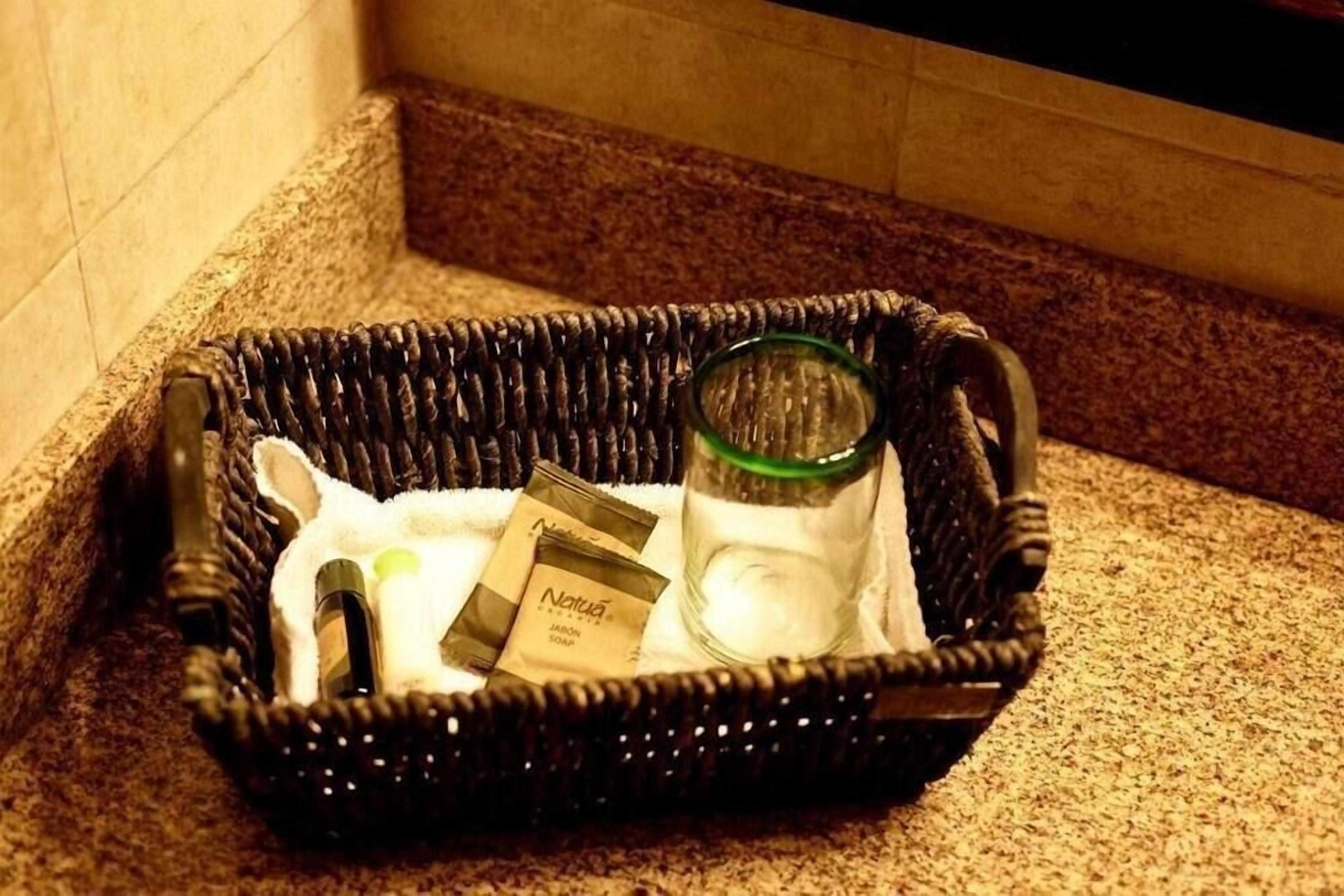 premium bedding, down duvets, memory-foam beds, desk