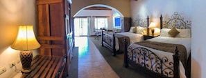 2 habitaciones, ropa de cama de alta calidad y edredón