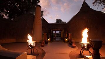 Front of property - evening/night