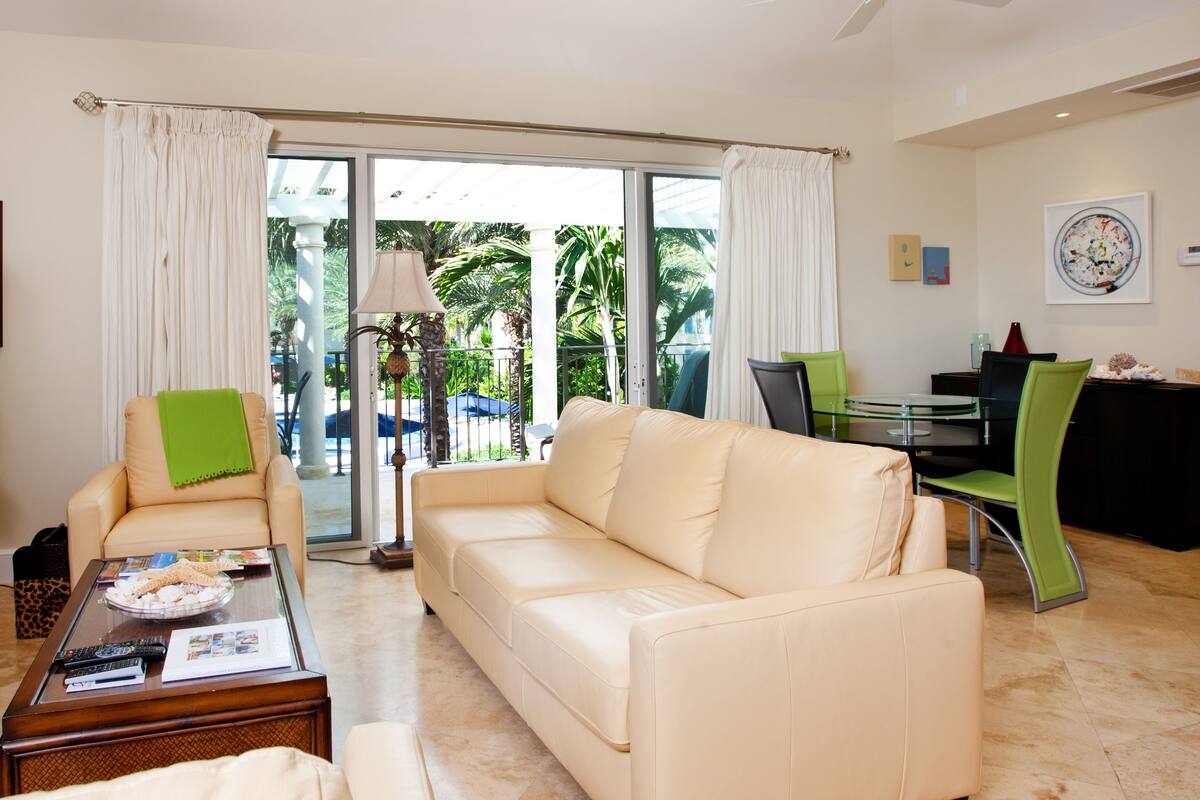 One Bedroom Suite with Pool/Garden view | Living area | LCD TV, DVD player