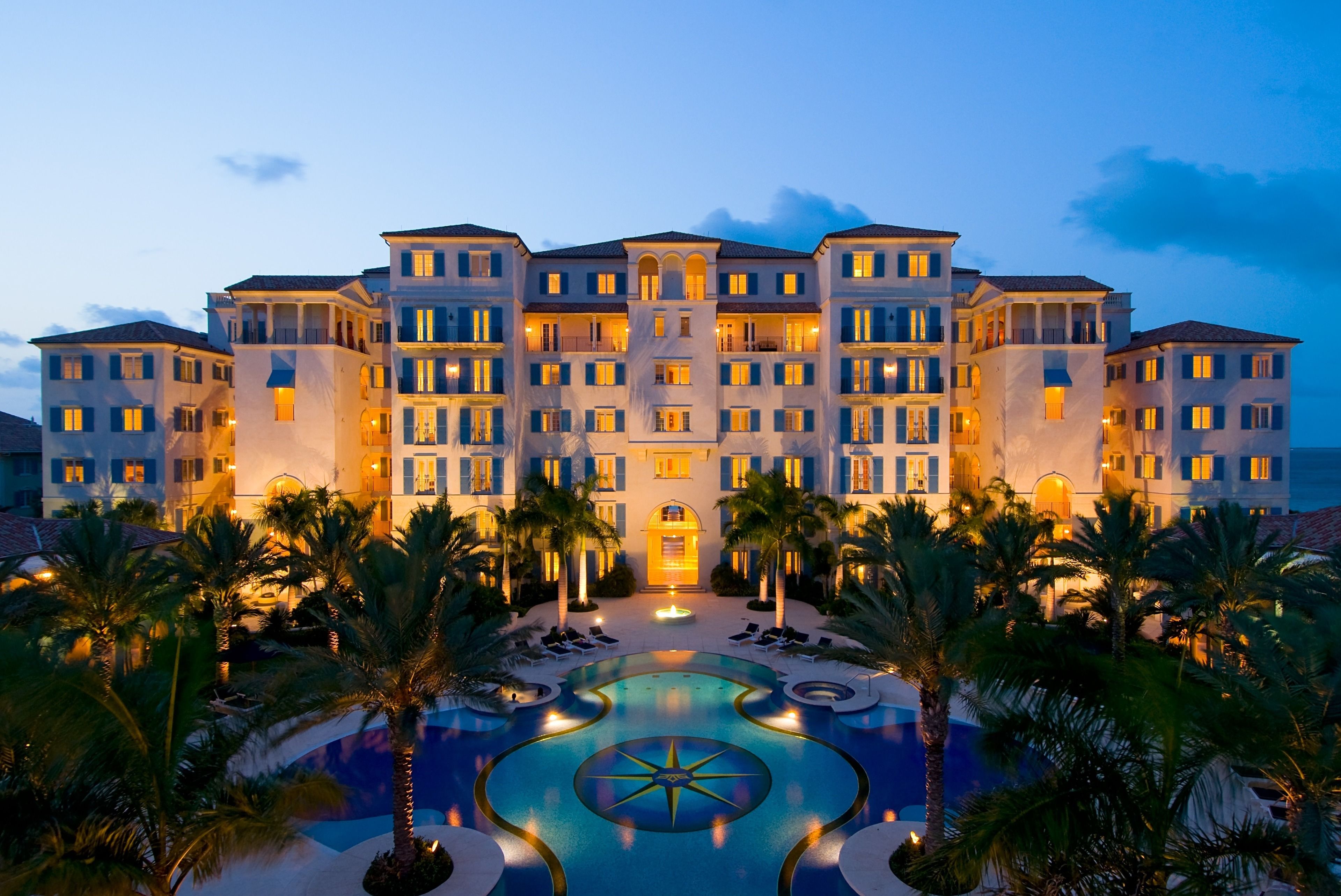 Front of property – evening/night