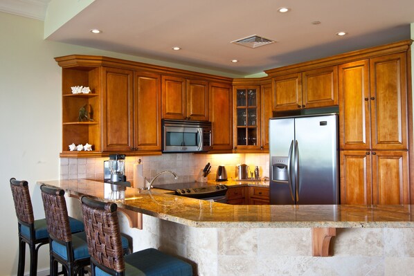 Microwave, coffee/tea maker