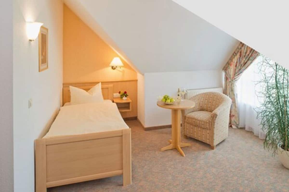 Desk, blackout curtains, free WiFi, bed sheets