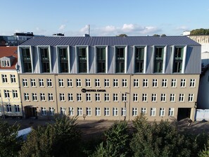 Voorkant van accommodatie