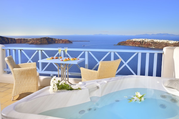 Classic-rum - bubbelbad | Balkongutsikt