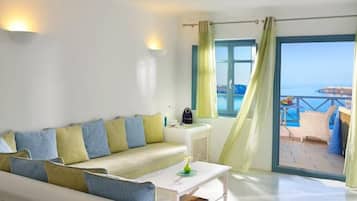 Suite (Elegant) | Area soggiorno | TV LCD, lettore DVD