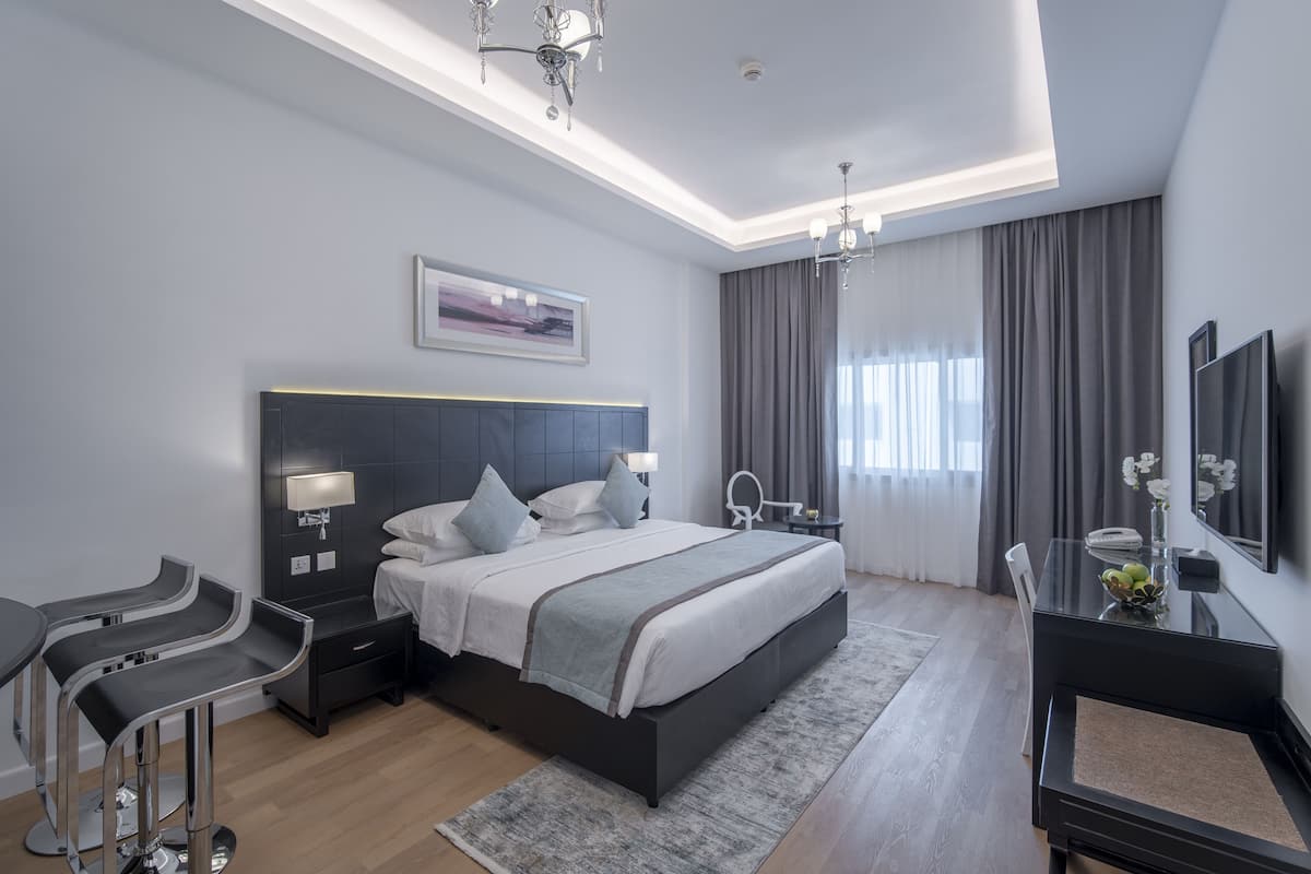 Premium studio | 1 slaapkamer, een kluis op de kamer, individueel gemeubileerd
