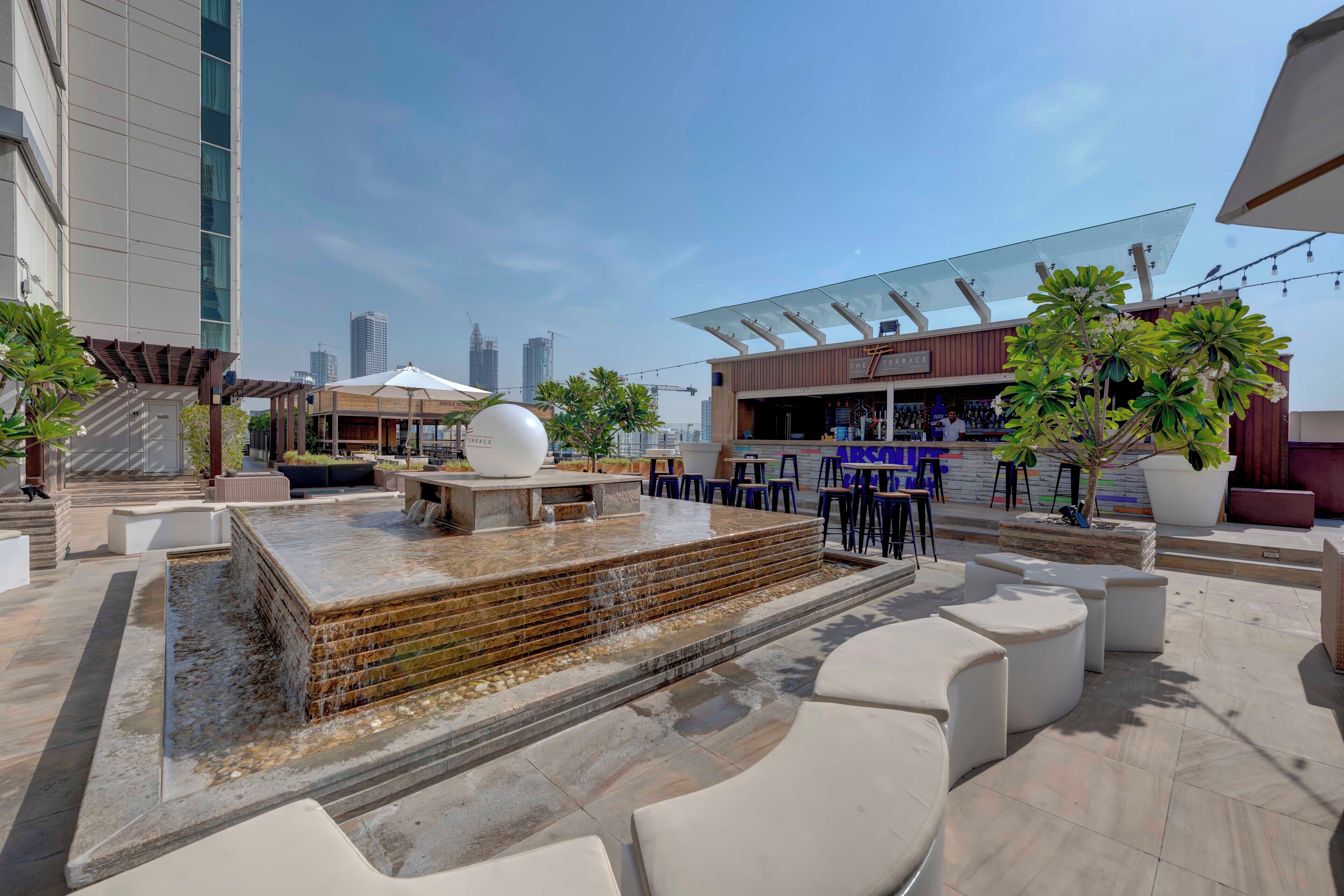 Terrasse sur le toit