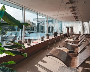 Sauna, bain à remous, hammam, sources chaudes/minérales, soins corporels