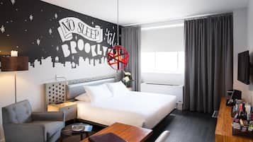 Premium bedding, minibar, in-room safe, desk