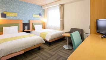 Standard Twin Room, 2 Single Beds, Non Smoking | Desk, blackout curtains, free WiFi, bed sheets