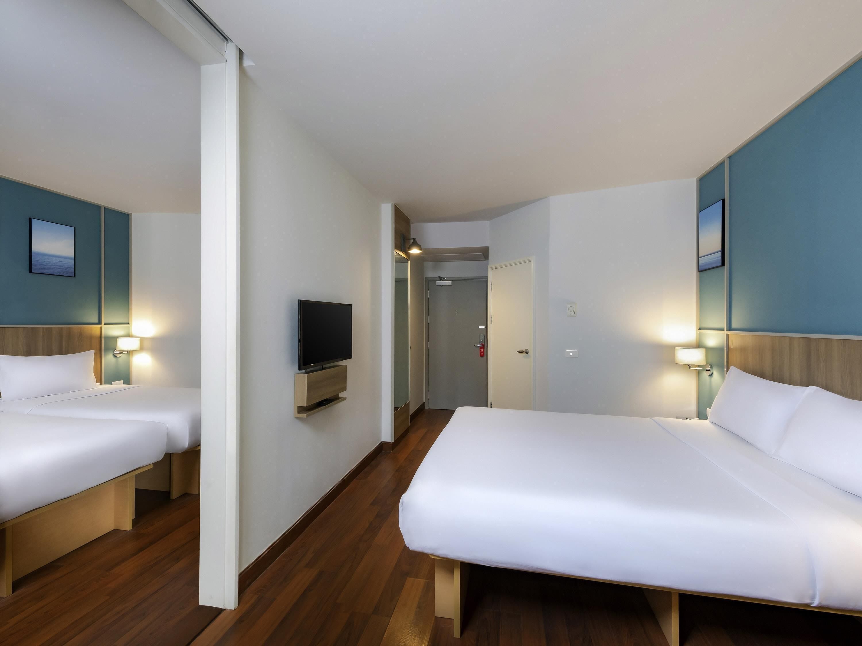 Familienzimmer, 2 Doppelbetten, Verbindungszimmer