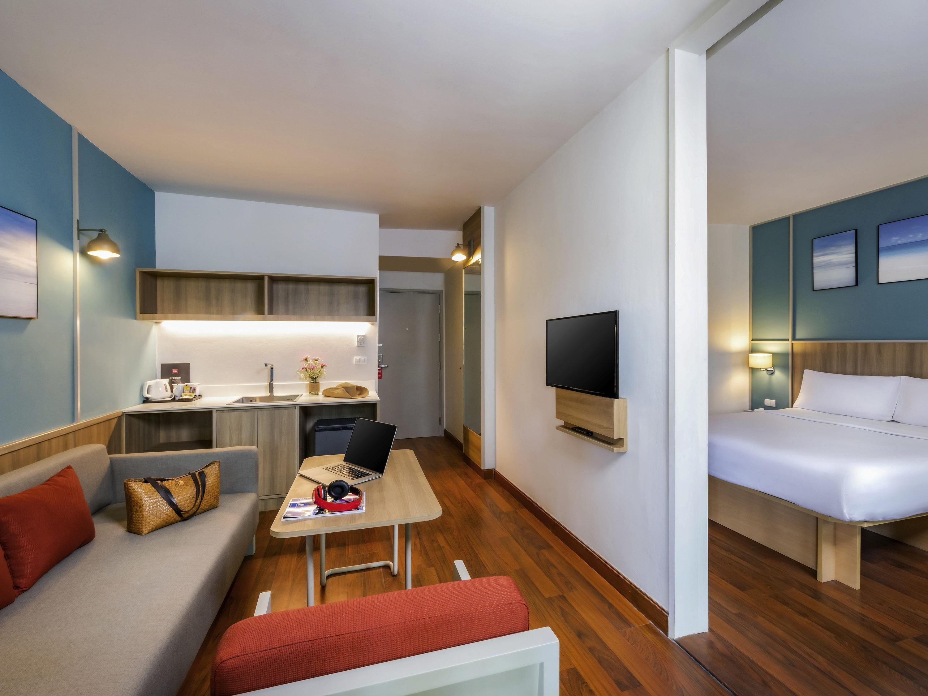 Suite, 1 Doppelbett und Schlafsofa