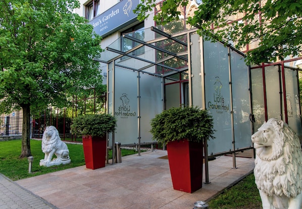 Interior entrance
