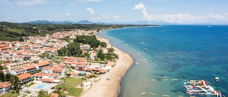 Beach nearby, rowing