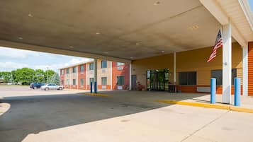 Majoituspaikan sisäänkäynti