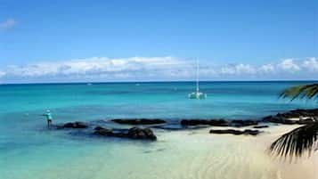 Private beach, beach shuttle, water skiing