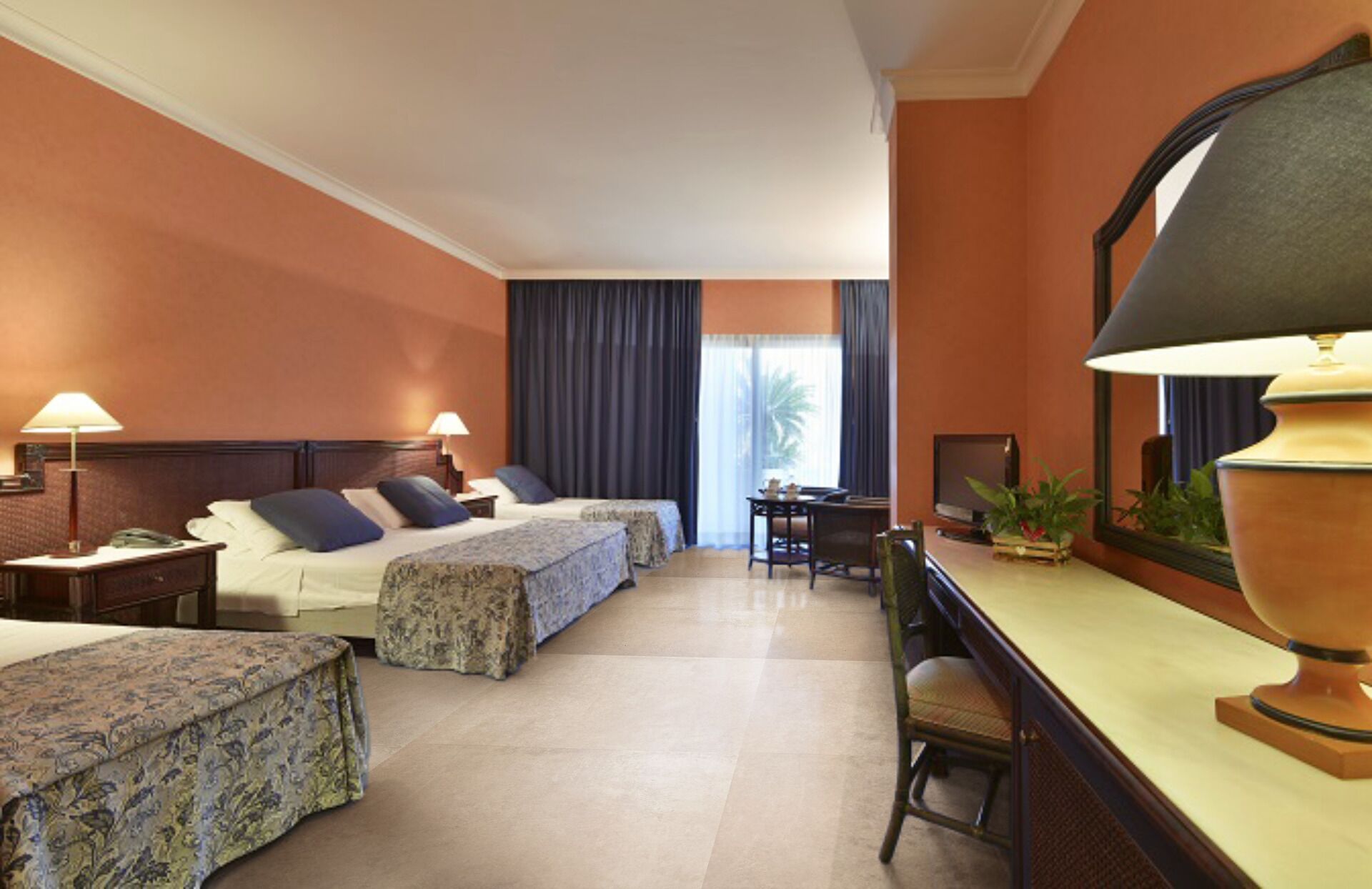 Premium bedding, minibar, in-room safe, desk