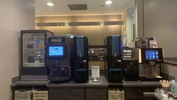 Breakfast, lunch and dinner served