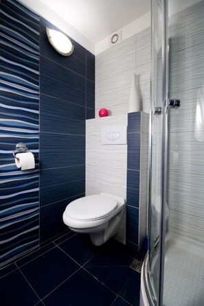 Shower, hair dryer