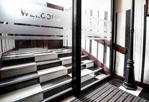 Interior entrance