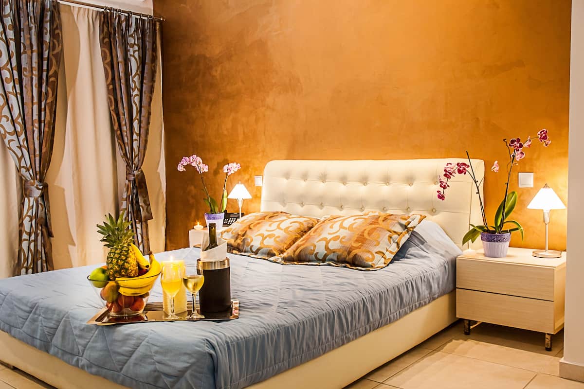 superior volcano view room | premium bedding, down duvets, in-room safe, soundproofing