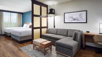 In-room safe, desk, blackout curtains, iron/ironing board