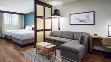 In-room safe, desk, blackout curtains, iron/ironing board