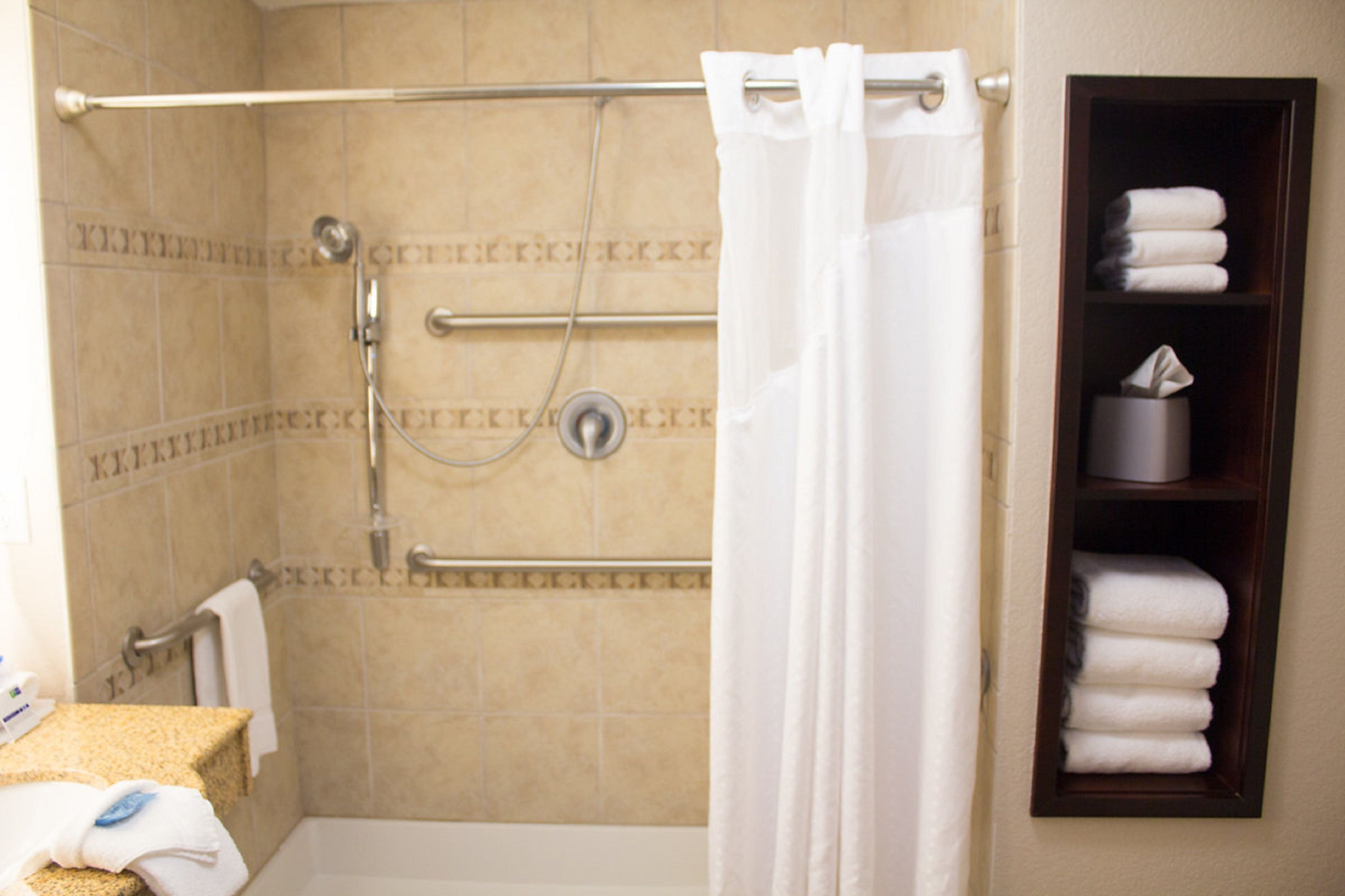 standard room, 2 queen beds, roll-in shower (mobility, roll-in shower) | 1 bedroom, desk, iron/ironing board, free wifi