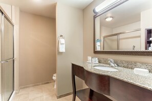 Bathroom shower - Hampton Inn Auburn (Auburn)