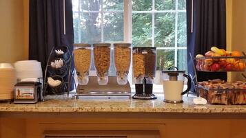 Café da manhã continental grátis todos os dias