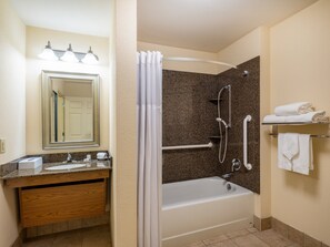Suite, 1 Bedroom, Kitchen (Mobility) | Bathroom