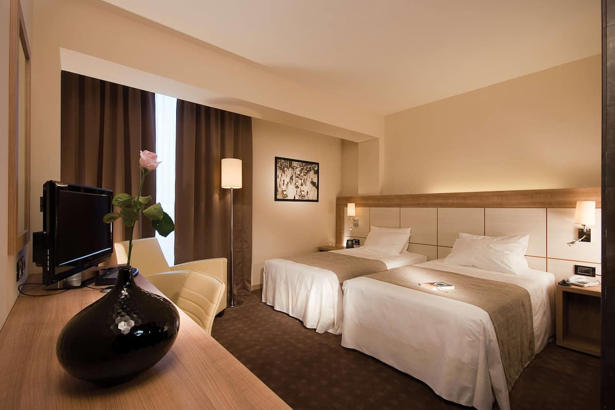 Literie de qualité, couette en duvet, minibar