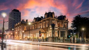 Front of property – evening/night