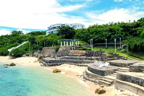 Beach towels, beach volleyball