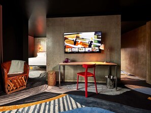 Room, 1 Double Bed, Terrace (XL Mama) | Premium bedding, in-room safe, individually decorated, desk - Mama Shelter Paris East (Paris)