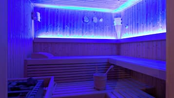 Sauna, hot stone massages, deep-tissue massages, prenatal massages