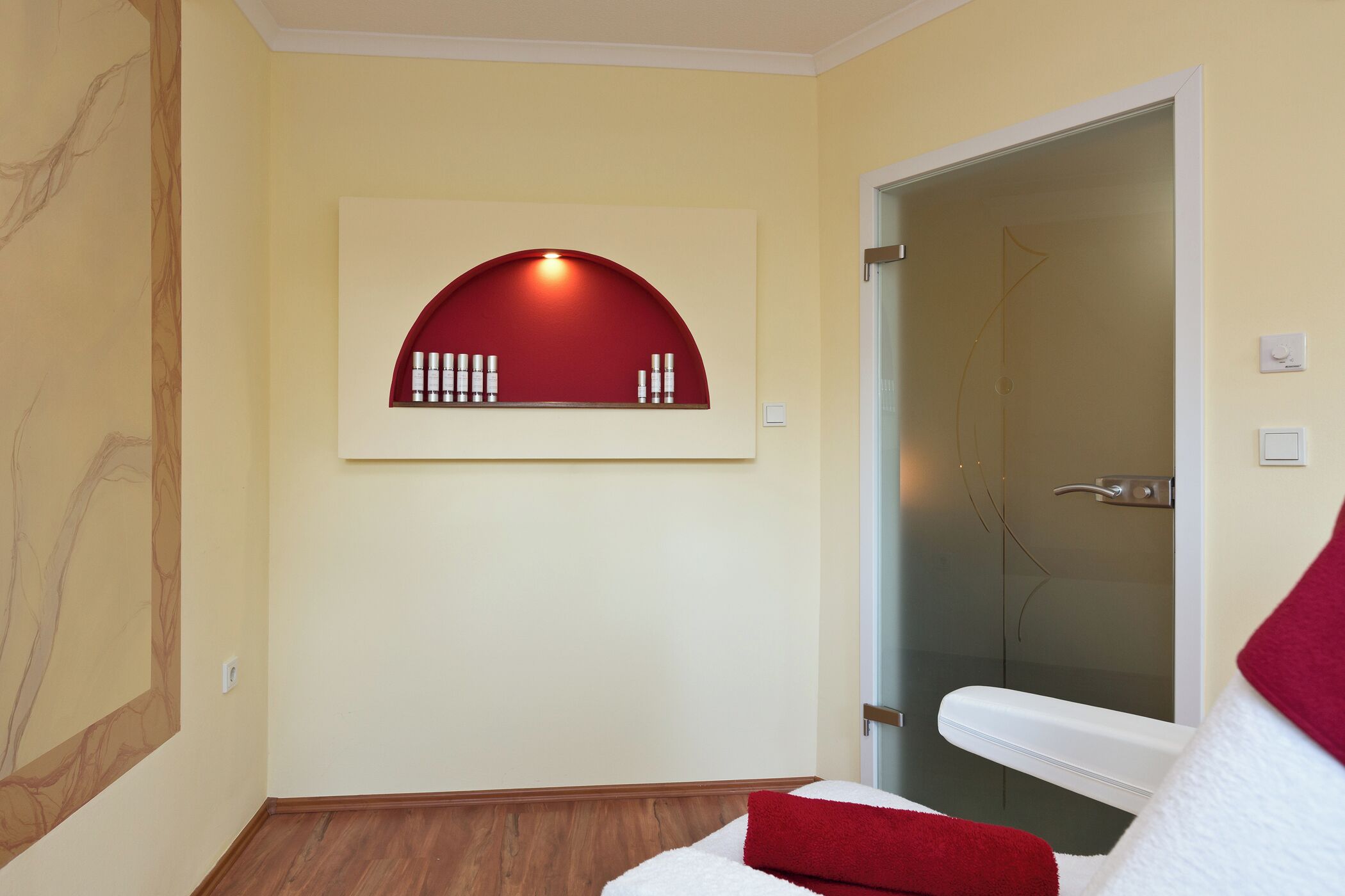 Sauna, hot stone massages, deep-tissue massages, prenatal massages