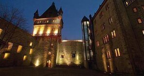 Front of property – evening/night