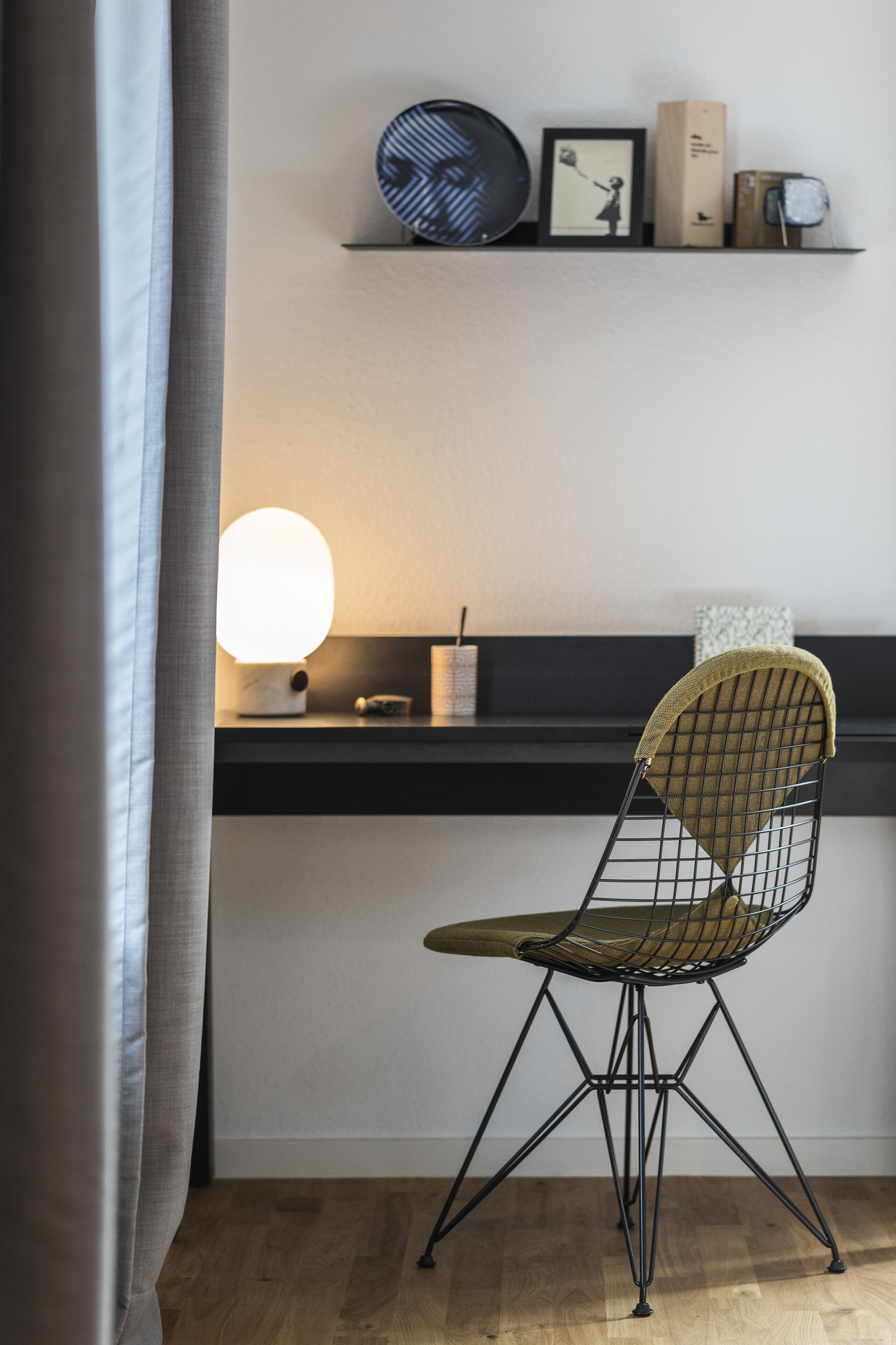 desk, blackout curtains, iron/ironing board, free wifi