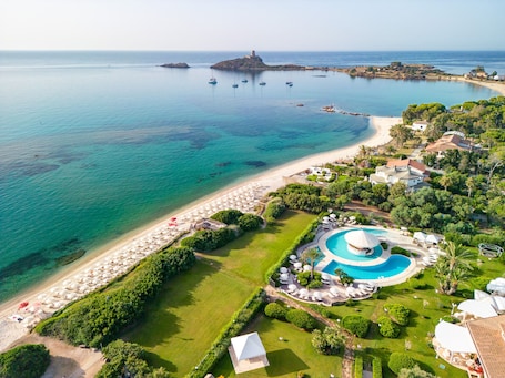 Aerial view. Hotel Baia di Nora