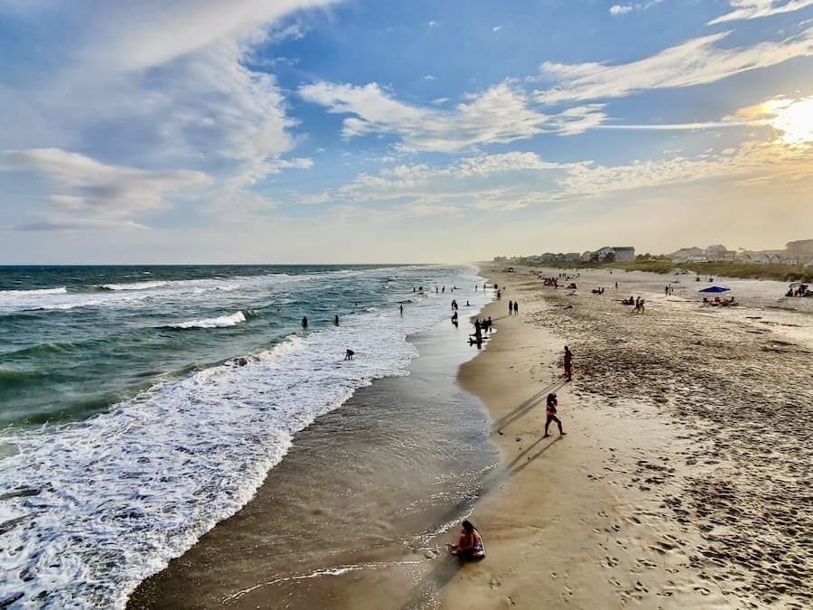 Beach nearby, fishing