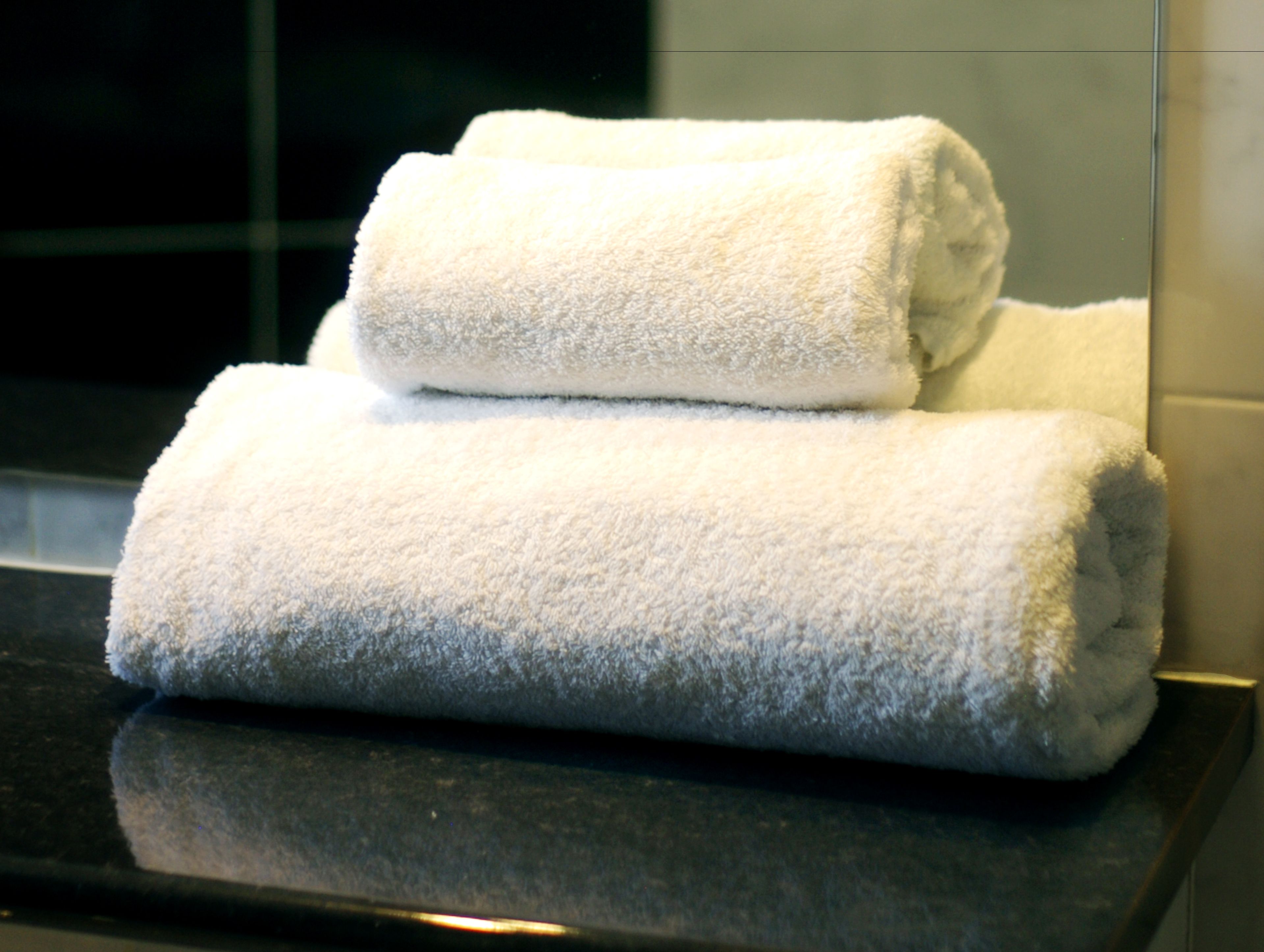 hypo-allergenic bedding, desk, blackout curtains, iron/ironing board